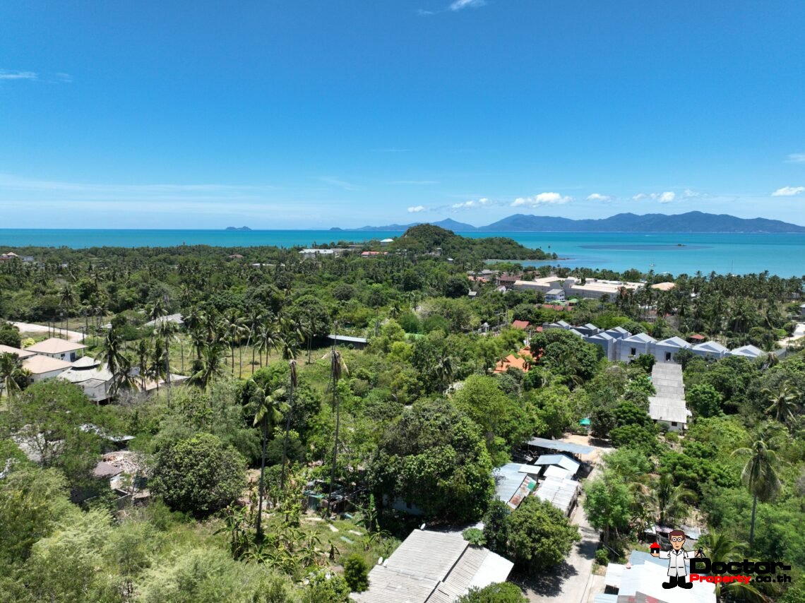 1.6 Rai Sea View Land in Bo Phut, Koh Samui – For Sale
